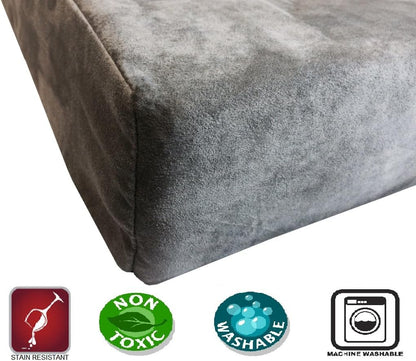 Ultimate XL Orthopedic Memory Foam Dog Bed – Comfort & Support for Medium to Large Breeds, Machine Washable with Waterproof Lining, Perfect Fit for 48X30 Crates